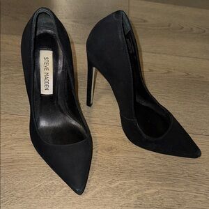 Steve Madden Lovey Elegant Black Heels